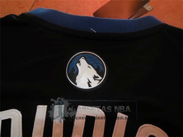 Camiseta Manga Corta Timberwolves Rubio Negro